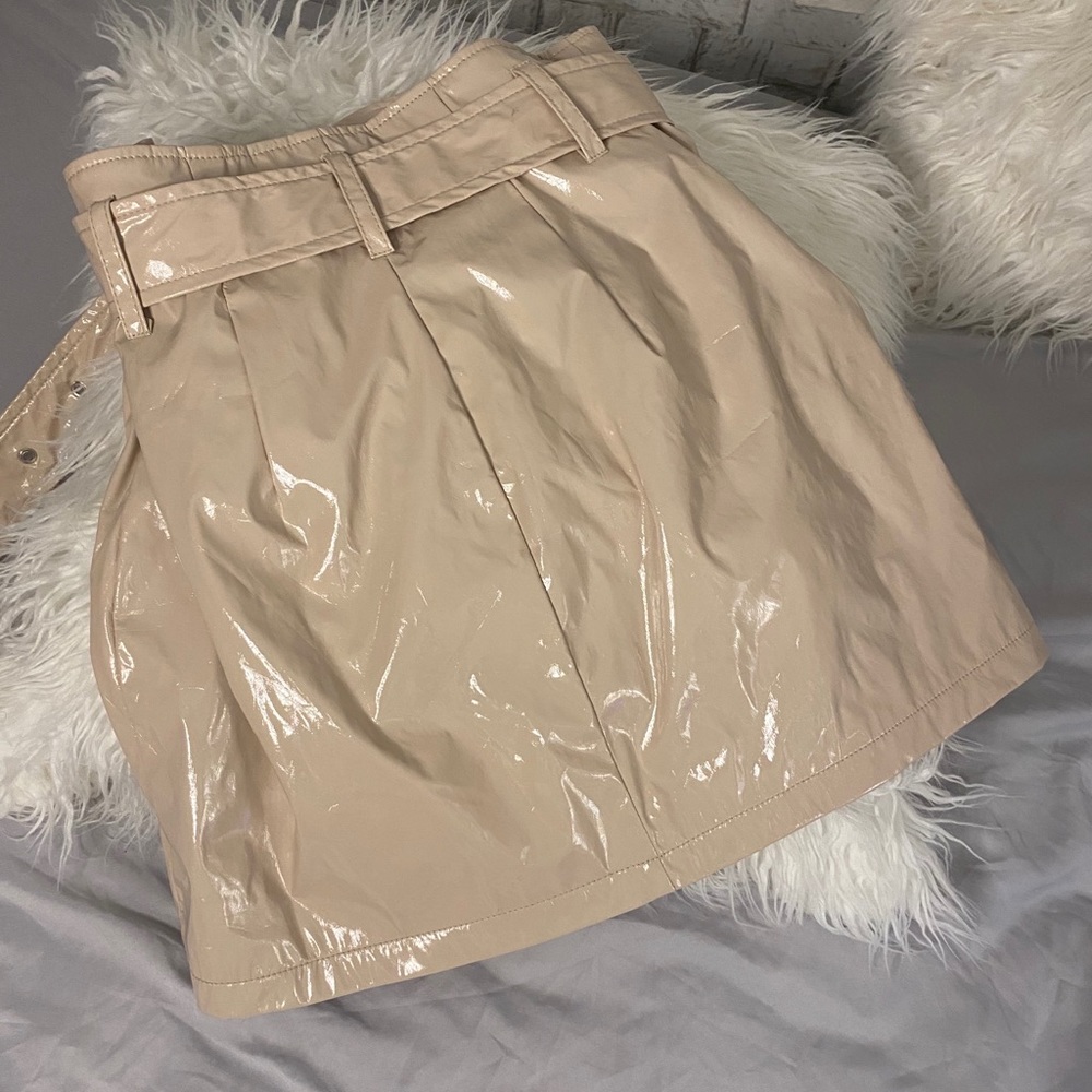 Leather skirt